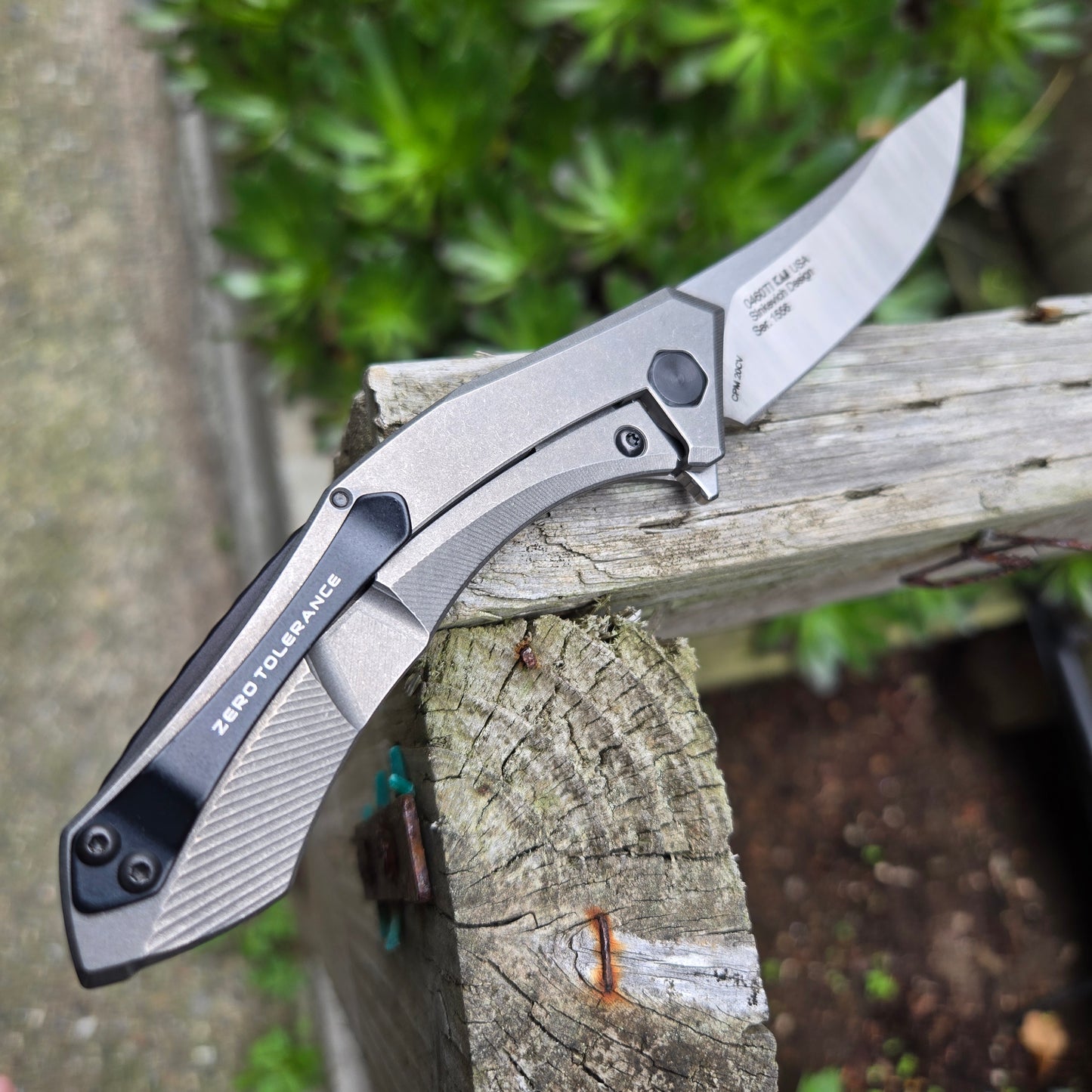 Zero Tolerance 0460TI Sinkevich Titanium 20cv Flipper -DISCONTINUED-