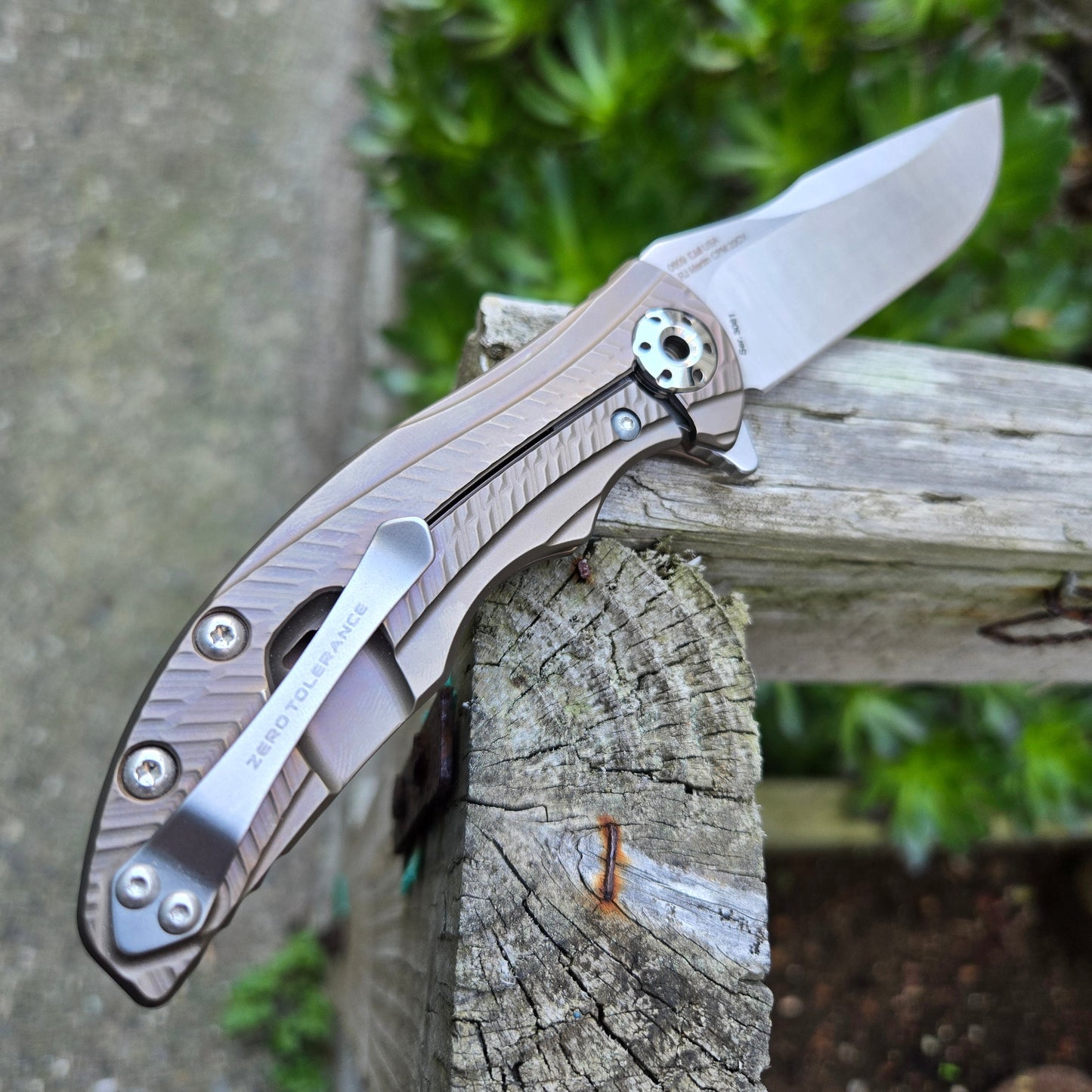 Zero Tolerance 0609 RJ Martin KVT Bronze 20cv 2-Tone Folder -DISCONTINUED-