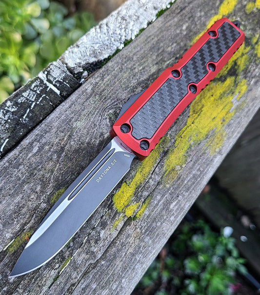 Microtech 124-1RDCFIS Daytona S/E Red Standard Signature Series OTF Auto