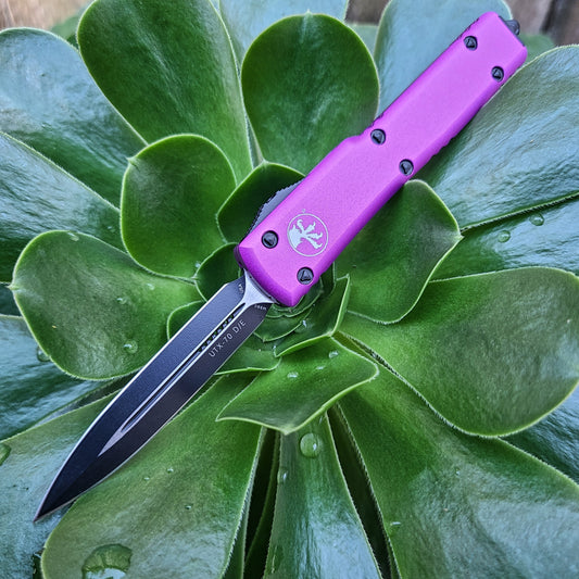 Microtech 147-7VI UTX-70 D/E Violet Standard OTF Auto