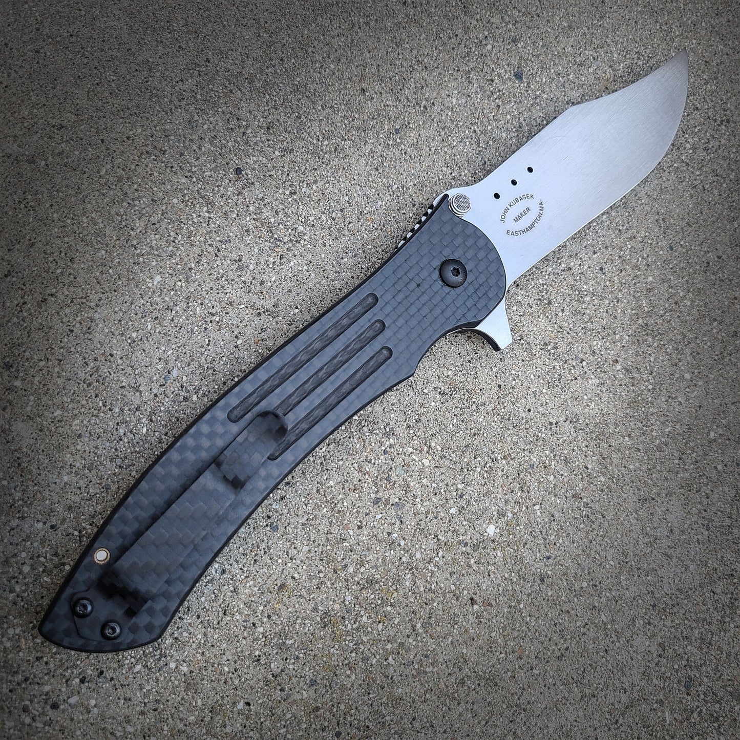 John Kubasek Carbon Fiber Laminate Flipper