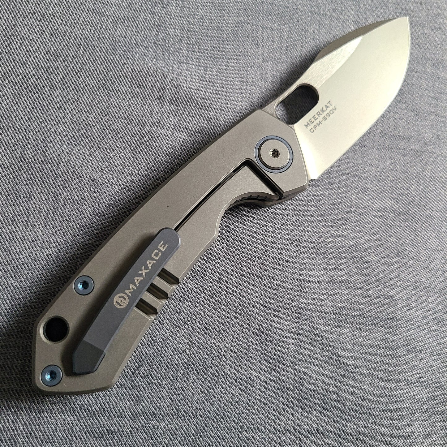 Maxace M13A Meerkat Titanium S90V Folder
