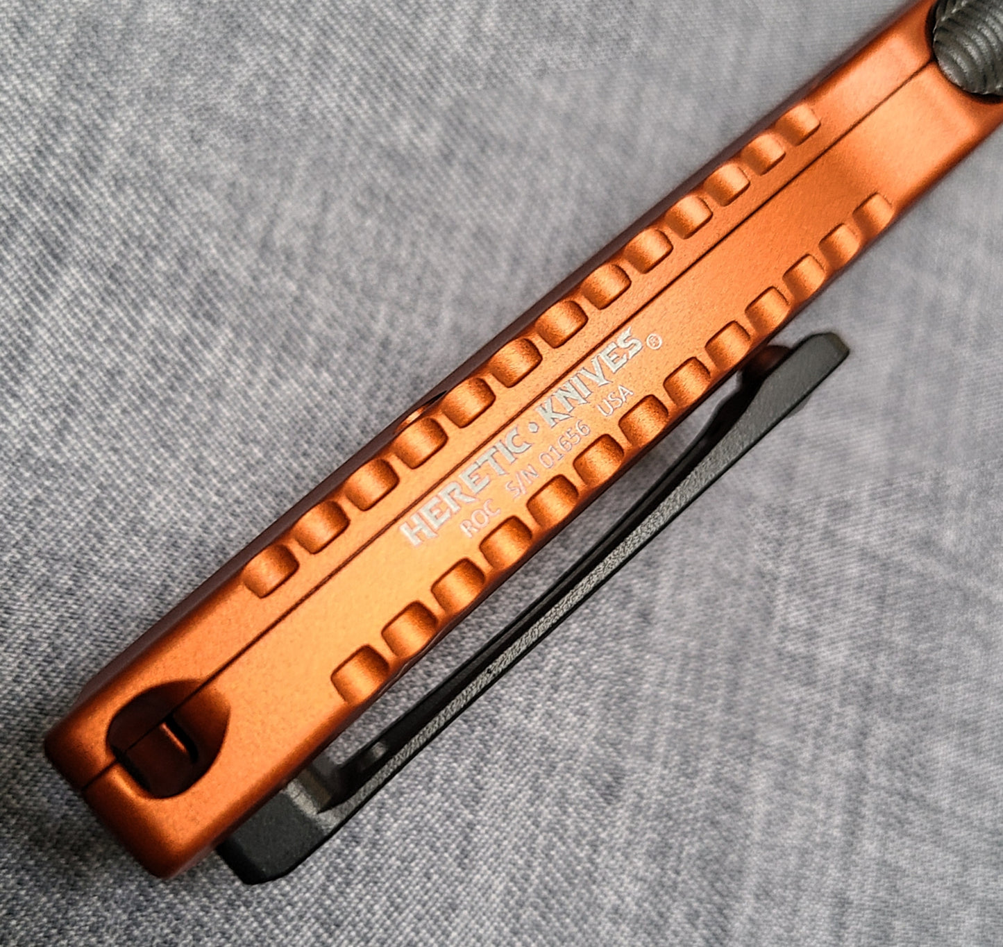 Heretic Knives H060-6A-ORG ROC Maganacut OTF