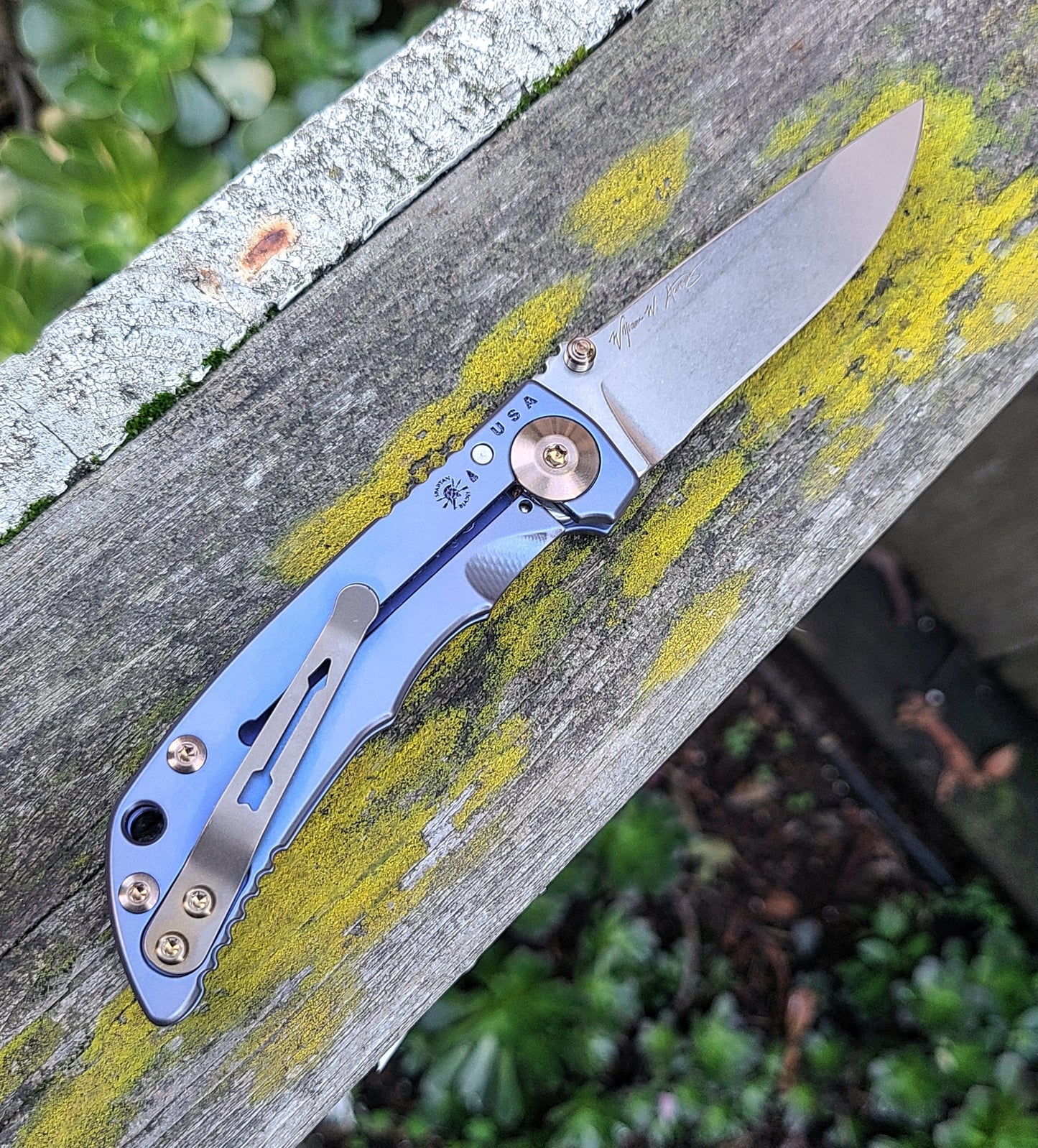 Spartan Blades Custom Harsey Watch Works S45VN Folder