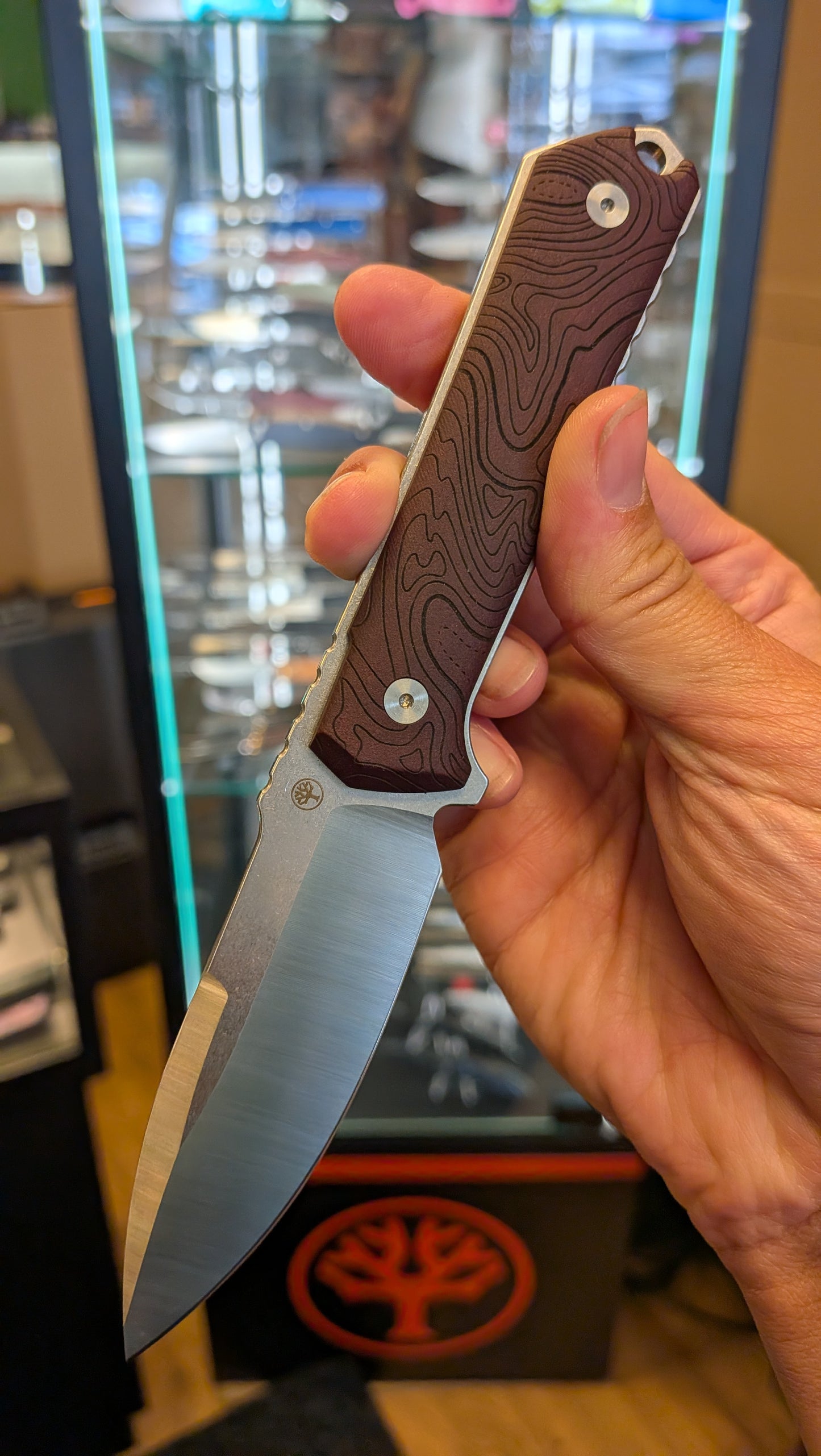 Boker Kiboku Richlite Red Topo Fixed Blade