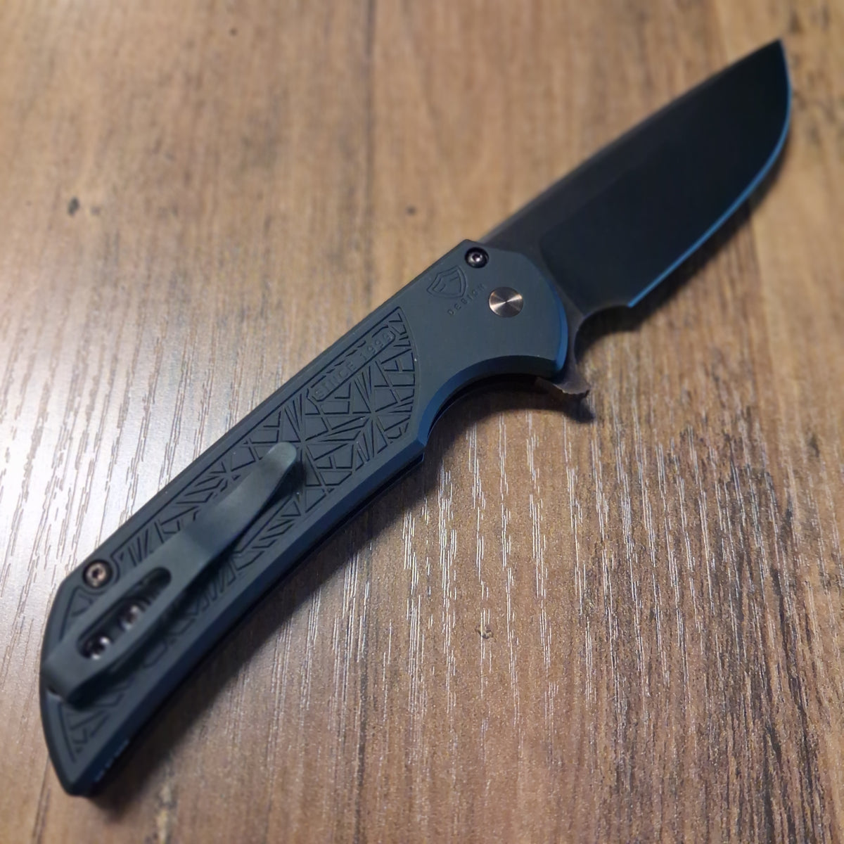Protech Black Nexus Textured Antique PVD Folder *LIMITED EDITION*