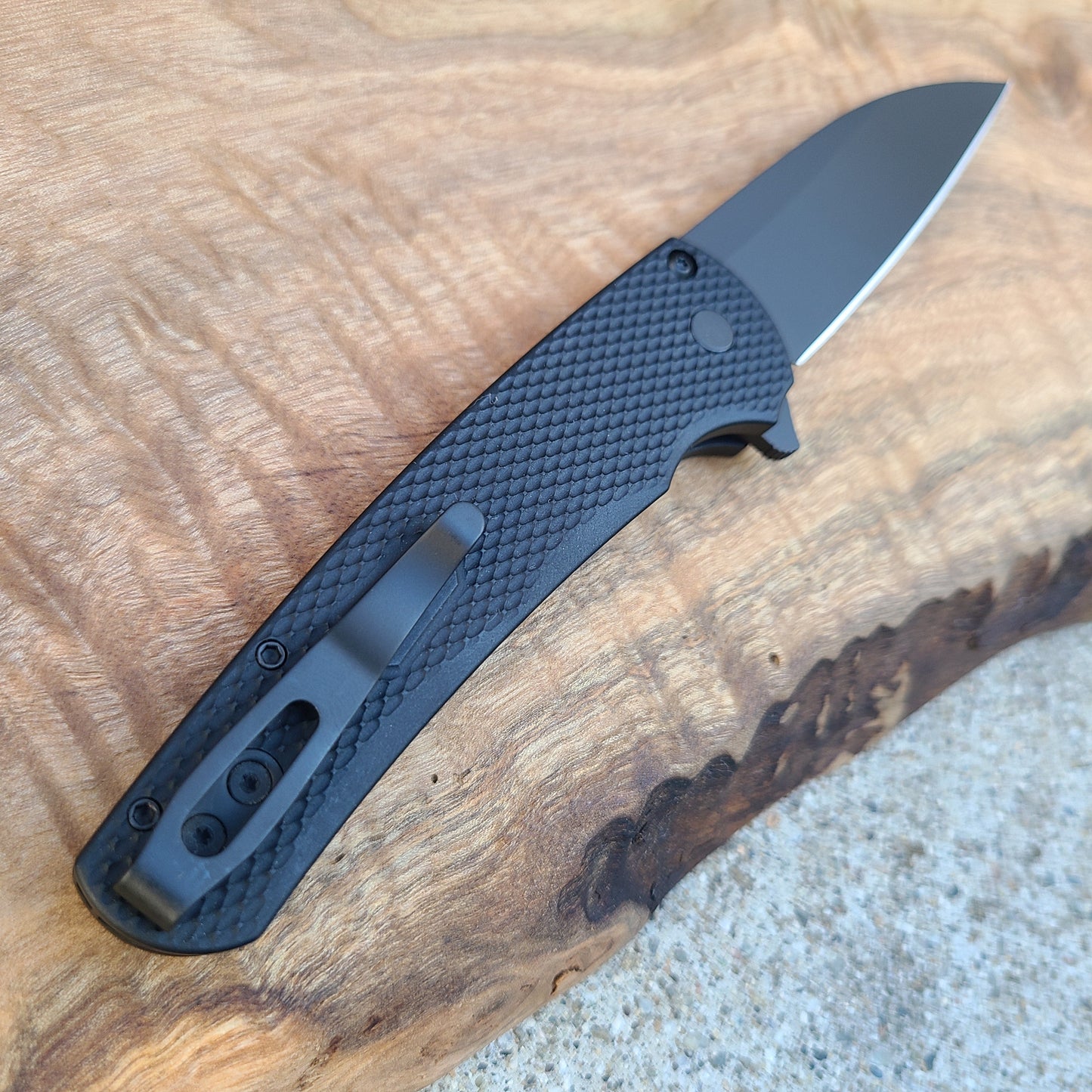 Protech 5306 Malibu Blade Show 2023 Black Magnacut Wharncliffe Folder