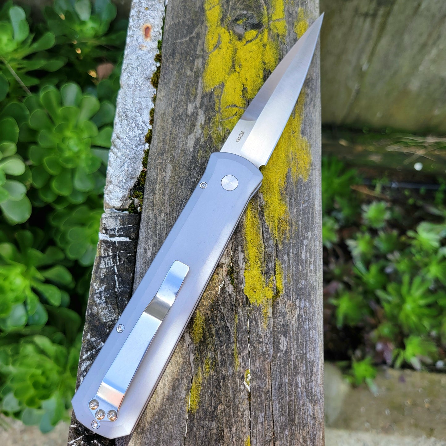 Protech 921-Satin Grey Godfather 154cm Auto