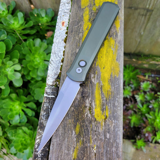 Protech 920-Green Godfather 154cm Auto