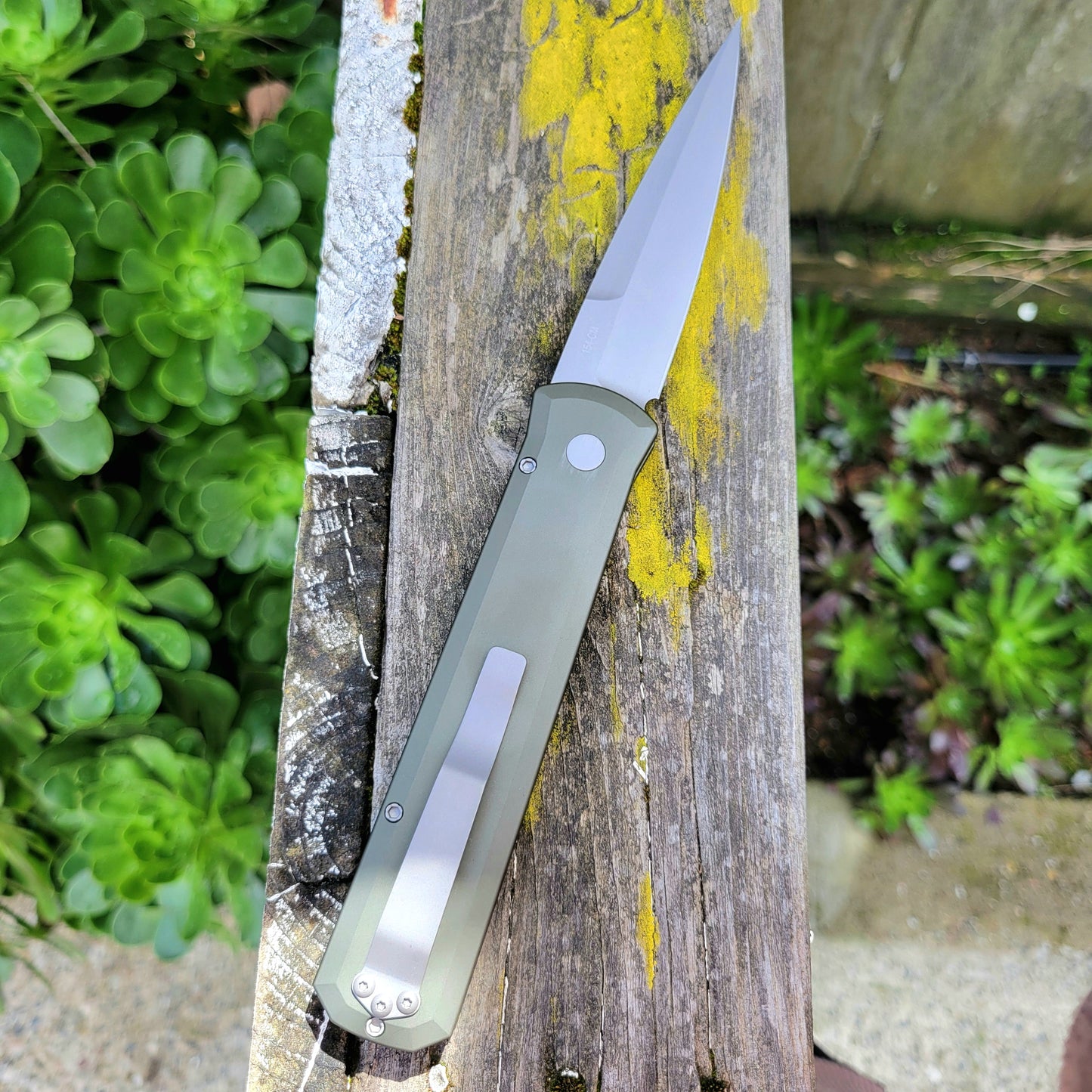 Protech 920-Green Godfather 154cm Auto