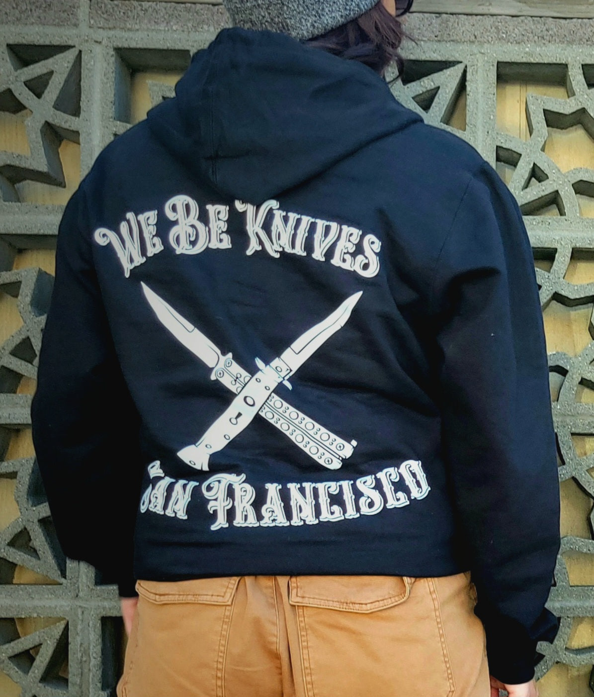 We Be Knives Lightweight Zip Up Hoodie