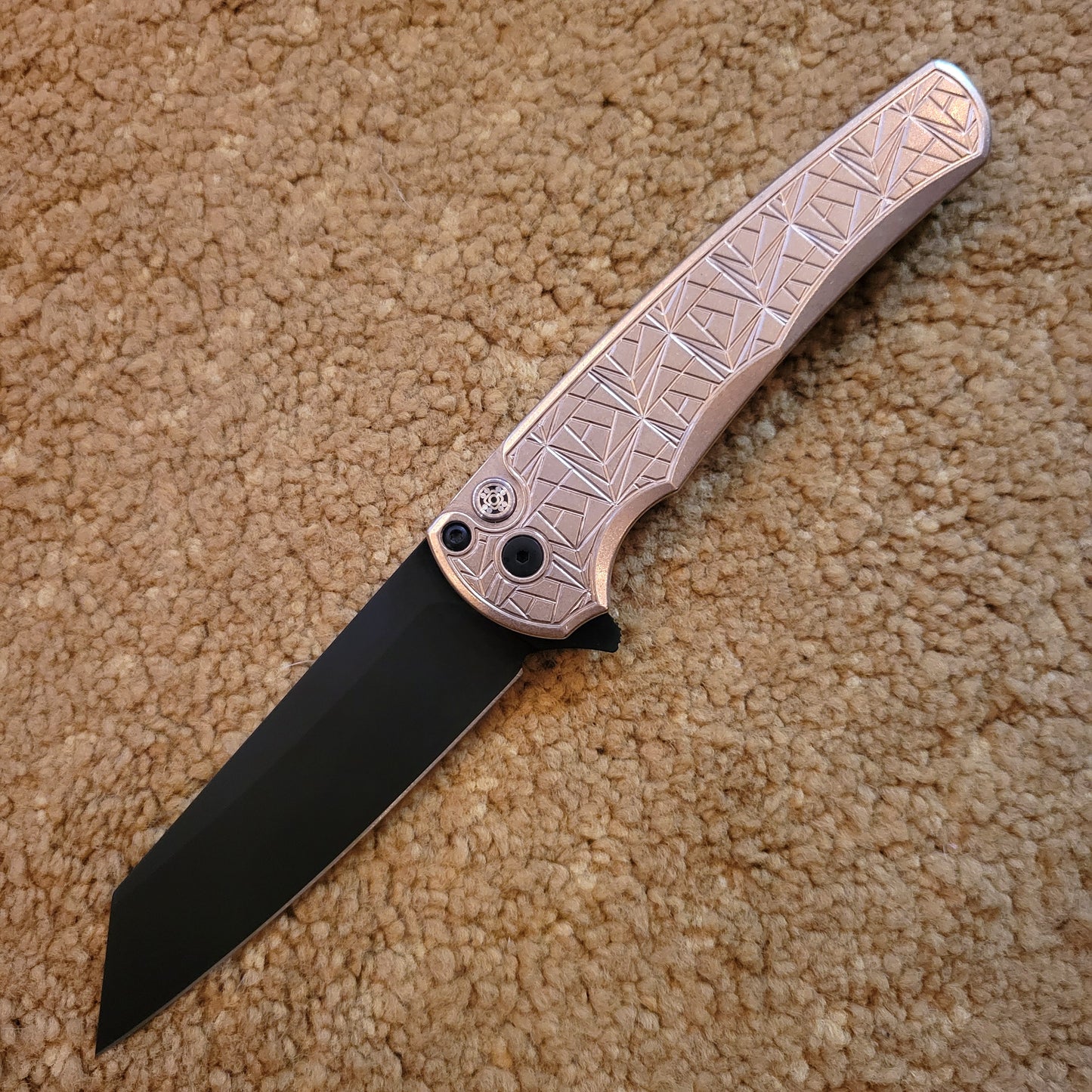 Protech 5413-Nexus Malibu AlBronze Black Magnacut Reverse Tanto Folder