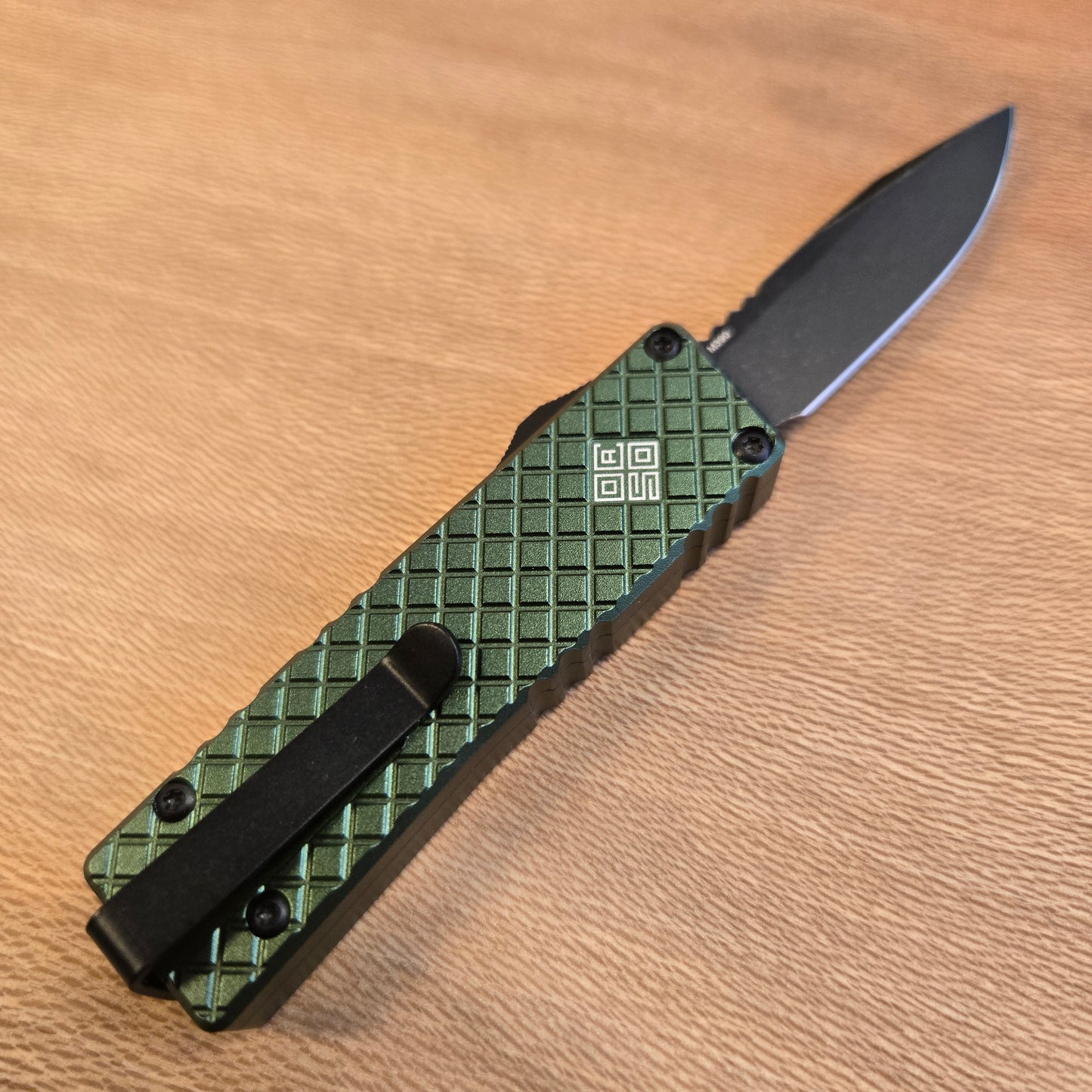 Ocaso Knives Mini Green Lucent OTF Auto