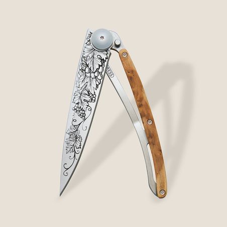 Deejo 37G Juniper Wood Grand Cru Folder