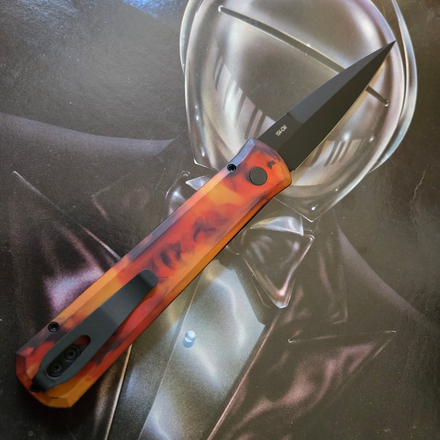 Protech 921-DF Del Fuego Godfather Black Magnacut Auto