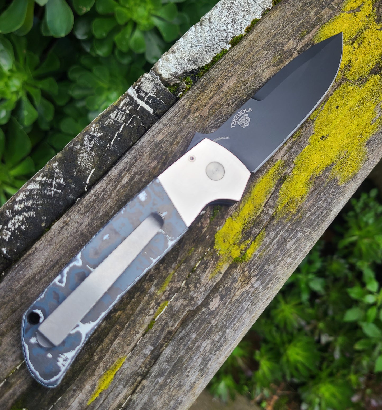 Protech 2023 ATCF Custom 012 Terzuola Steel 2-Tone DLC Magnacut Auto