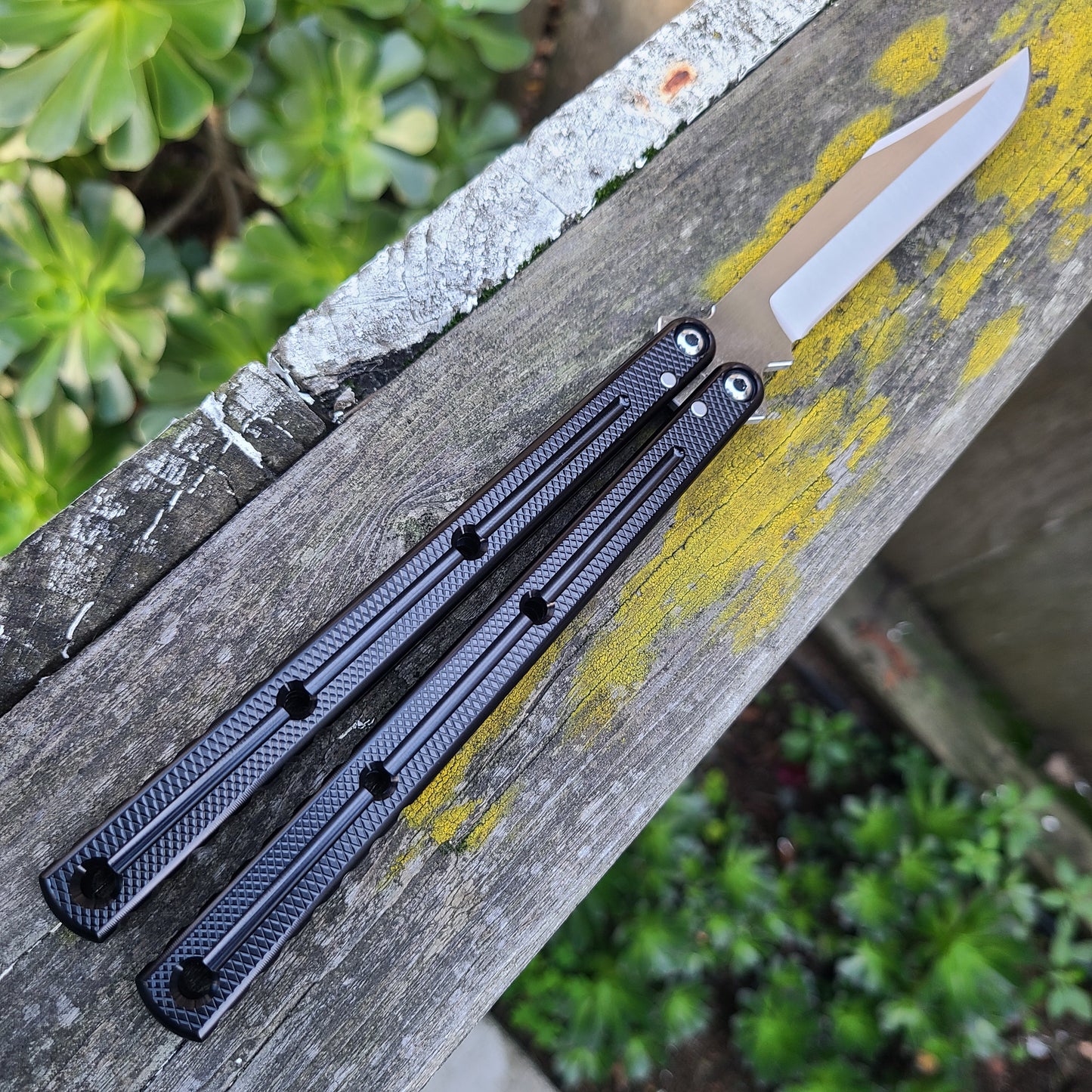 Squid Industries Krake Raken V3 Black Bowie Balisong