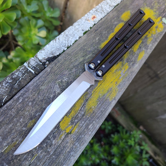 Squid Industries Krake Raken V3 Black Bowie Balisong