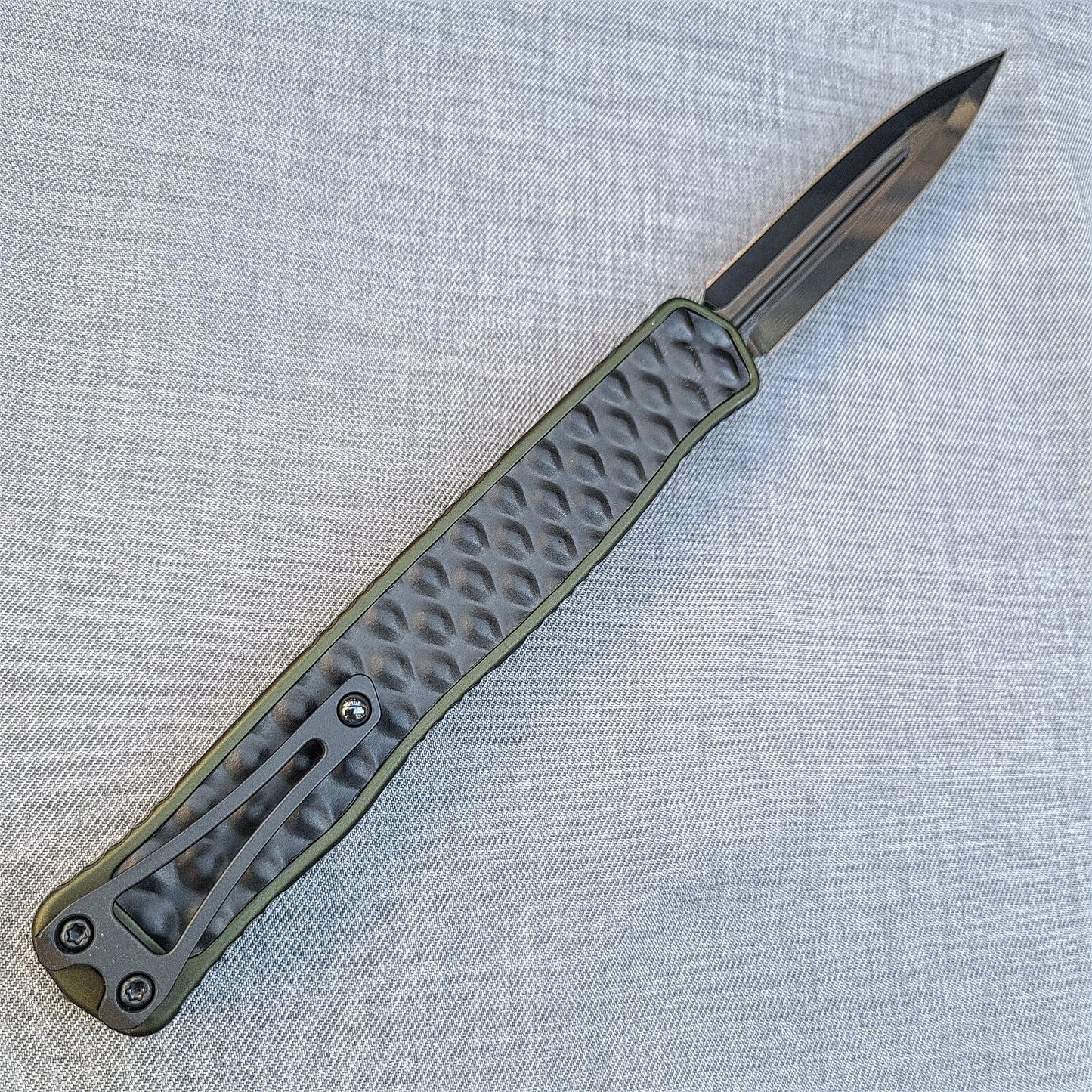 Heretic Knives H020-6A-ODGRN Cleric II D/E DLC OD Green OTF Auto