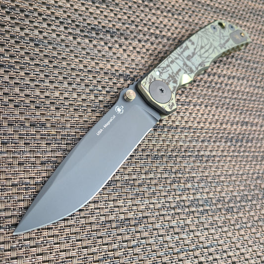 Spartan Blades Harsey Gold DaVinci 4" Magnacut Folder