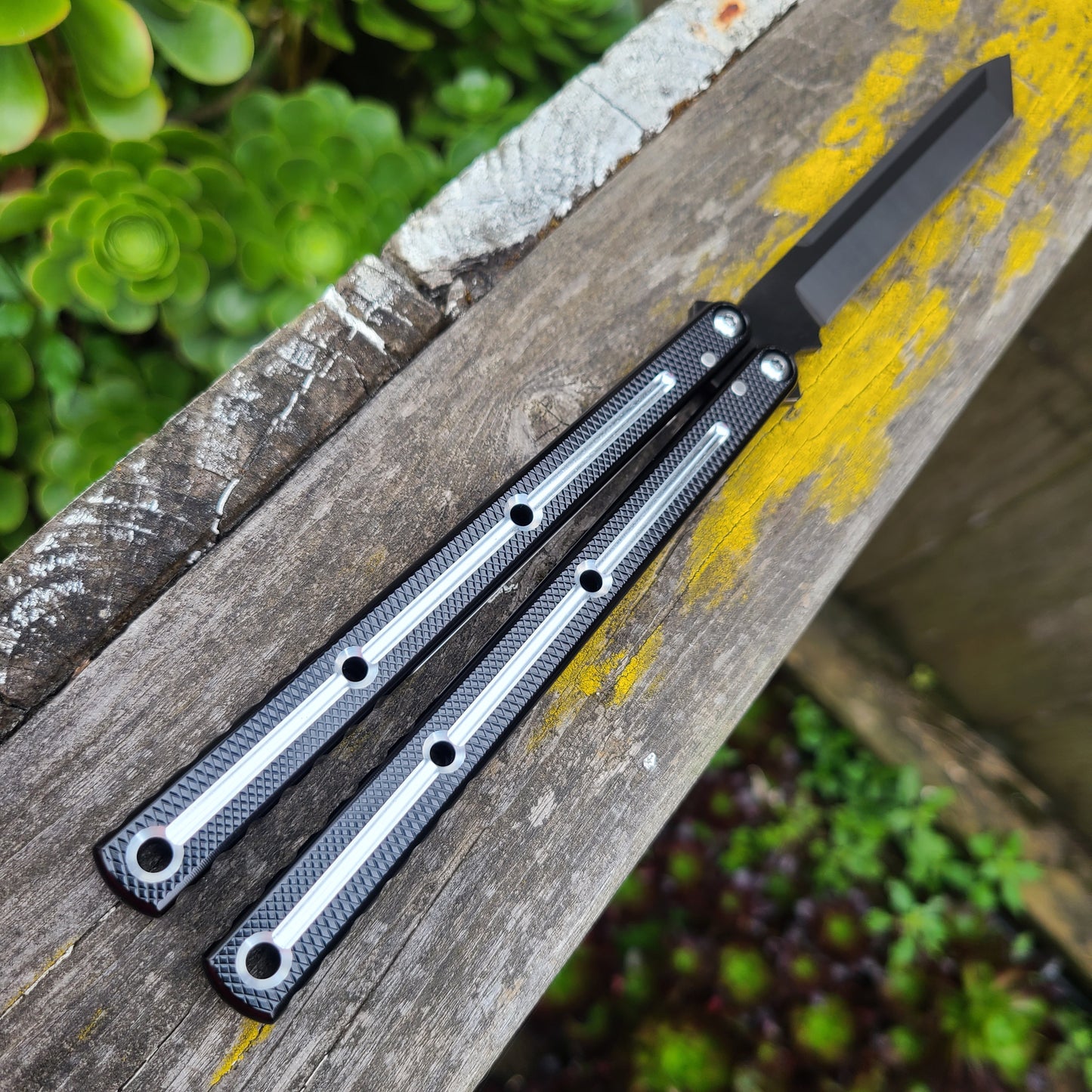 Squid Industries Krake Raken V3 DT Inked Tanto Balisong