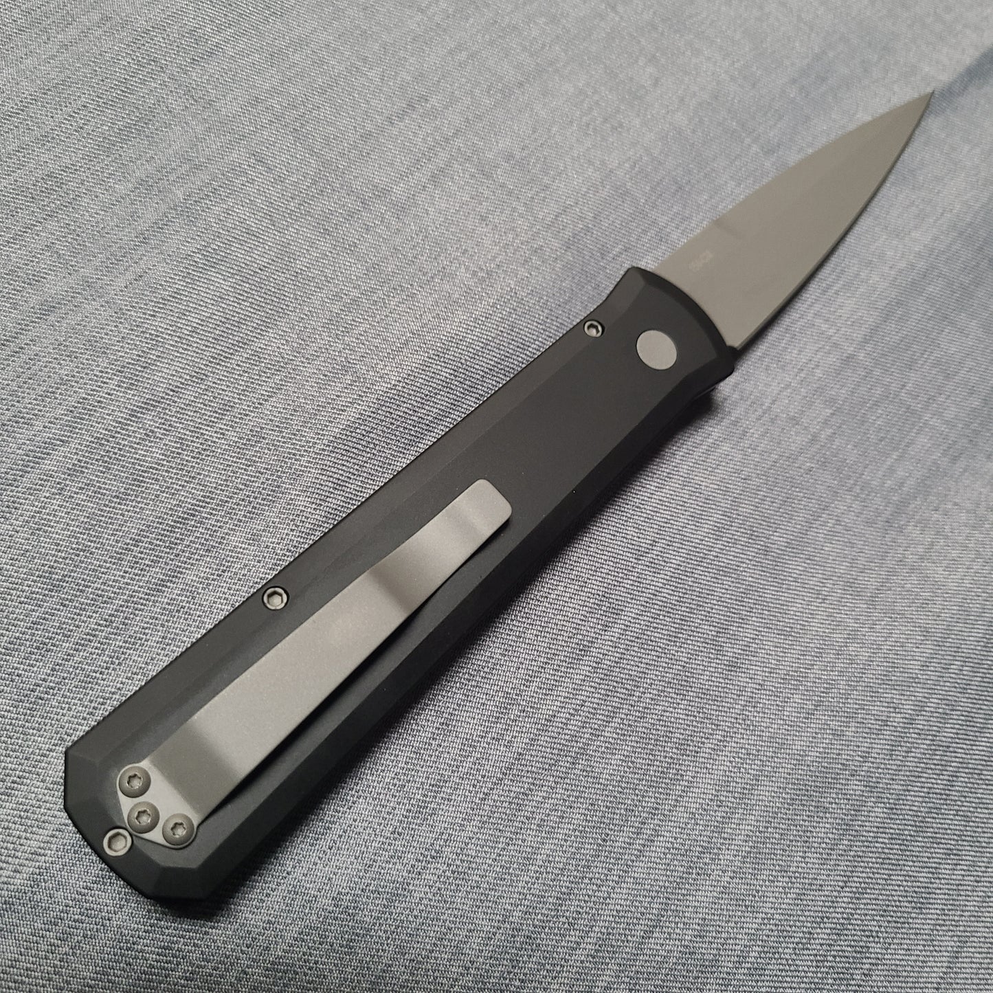 Protech 920 Godfather 154cm Bead Blast Black Aluminum Auto
