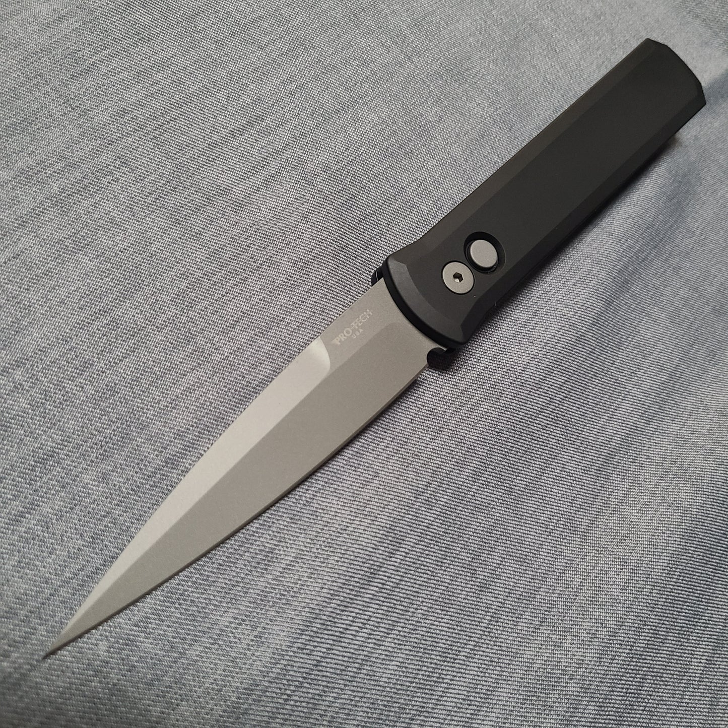 Protech 920 Godfather 154cm Bead Blast Black Aluminum Auto