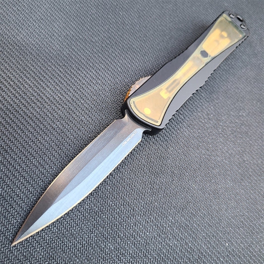 Heretic Knives H028-6A-ULTEM Manticore E Ultem D/E DLC OTF Auto