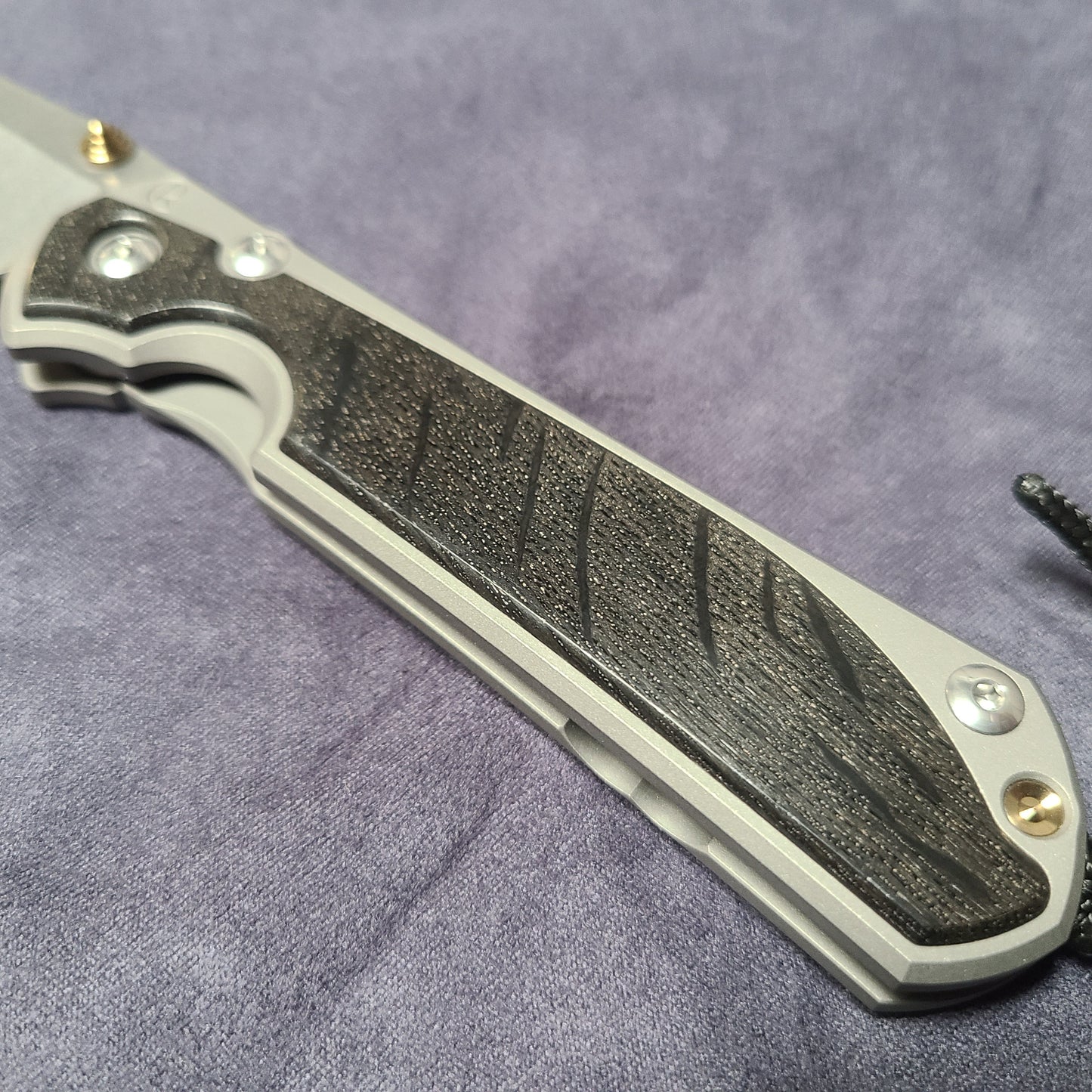 Chris Reeve L31-1130 Large Sebenza 31 Magnacut Tanto Bog Oak Folder