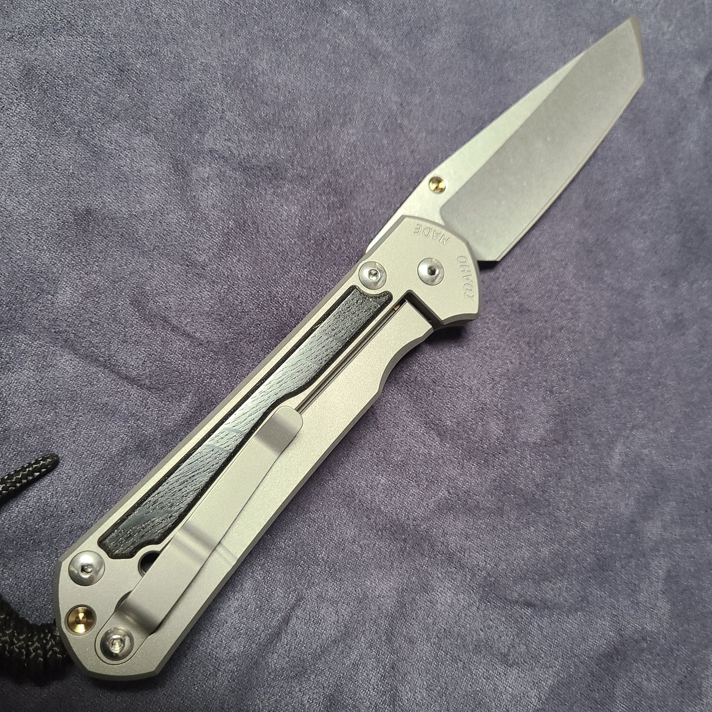 Chris Reeve L31-1130 Large Sebenza 31 Magnacut Tanto Bog Oak Folder