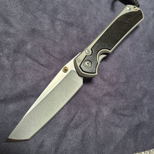 Chris Reeve L31-1130 Large Sebenza 31 Magnacut Tanto Bog Oak Folder