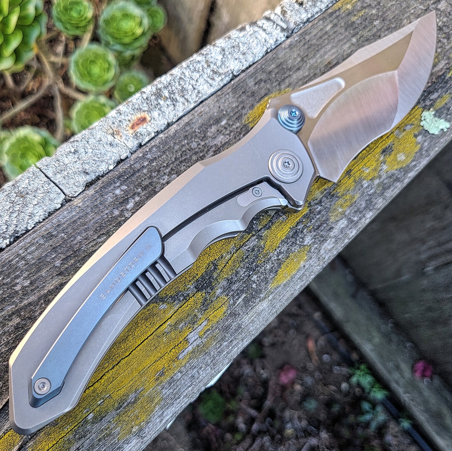 Maxace M11B Sandstorm 2.0 Titanium M390 Framelock Knife