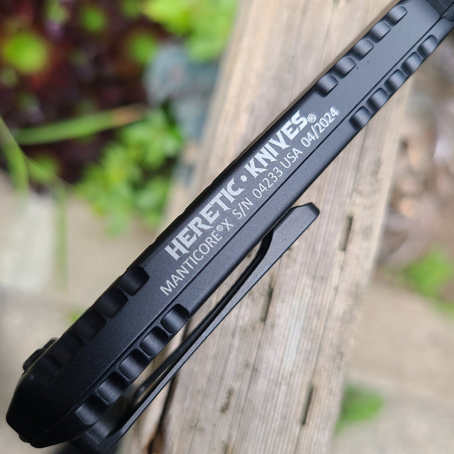 Heretic Knives Manticore X D/E DLC Tactical OTF