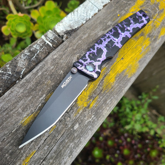 Mcusta MC-4BC-D12 Katana Violet/Black VG10 Black Tanto Folder *LIMITED EDITION*
