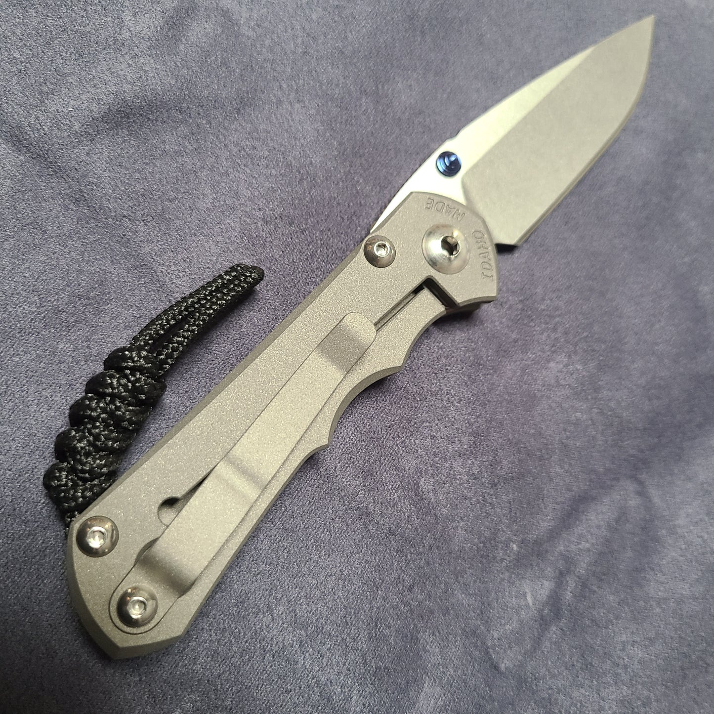 Chris Reeve SIN-1000 Small Inkosi Drop Point S45VN Titanium Plain