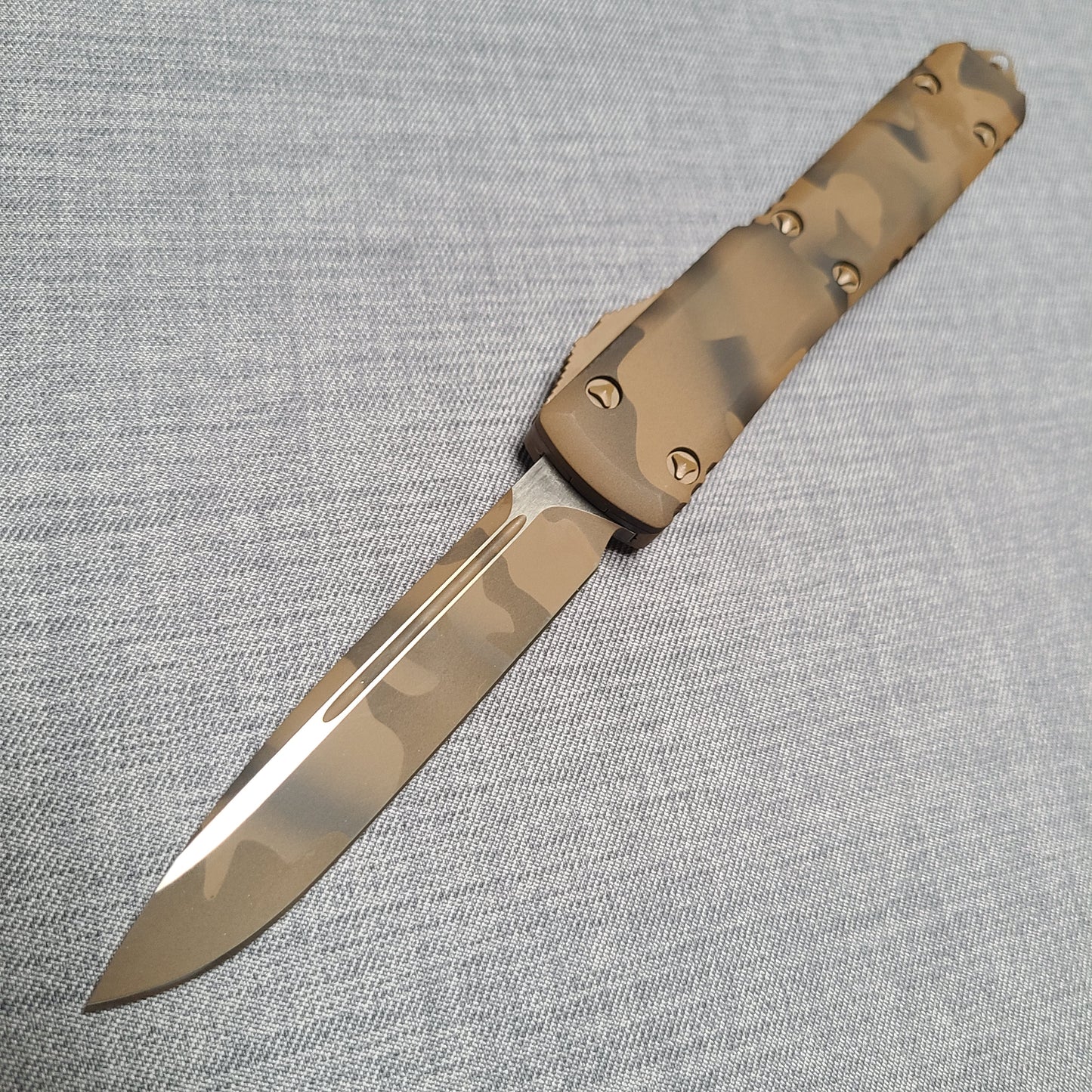 Microtech 121-1CCS Ultratech S/E Coyote Camo Standard Signature Series OTF Auto