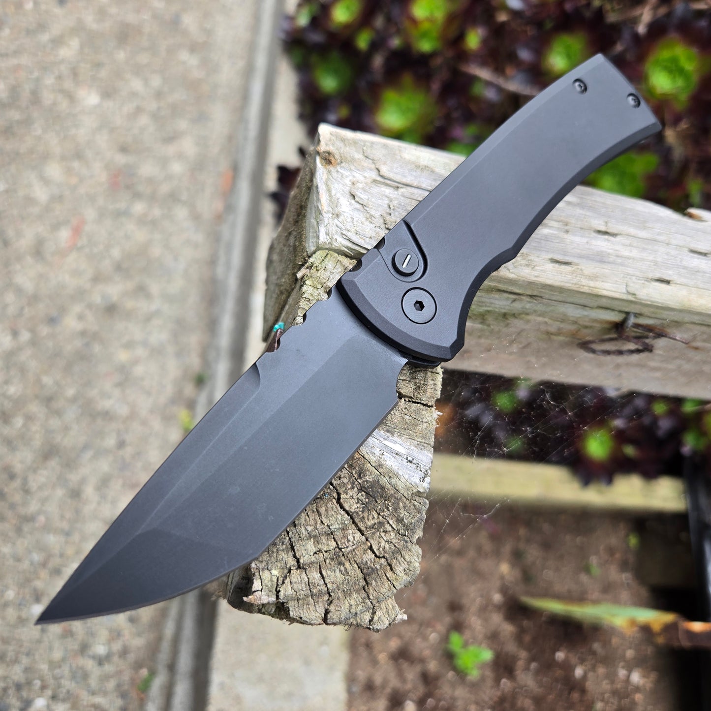 Protech RCR1103-Operator Chaves Knives 229 Redencion Black S35vn Auto