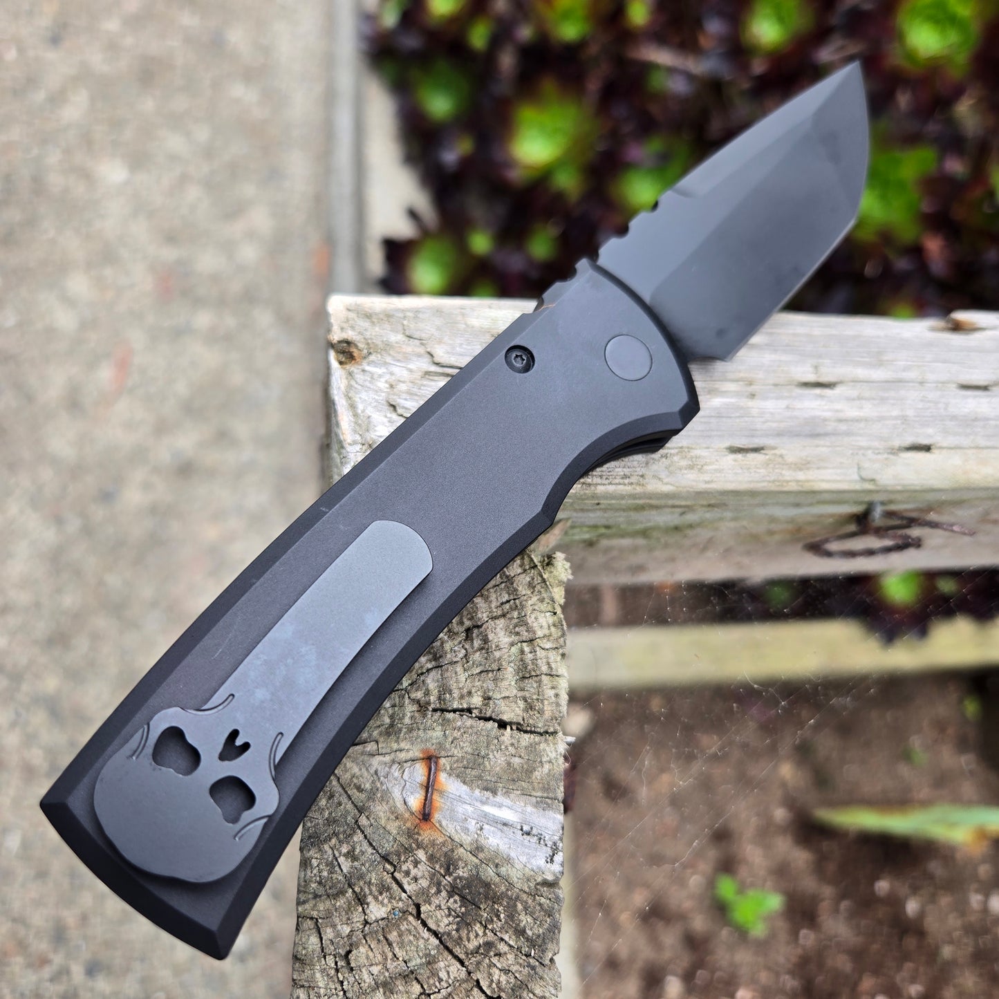 Protech RCR1103-Operator Chaves Knives 229 Redencion Black S35vn Auto