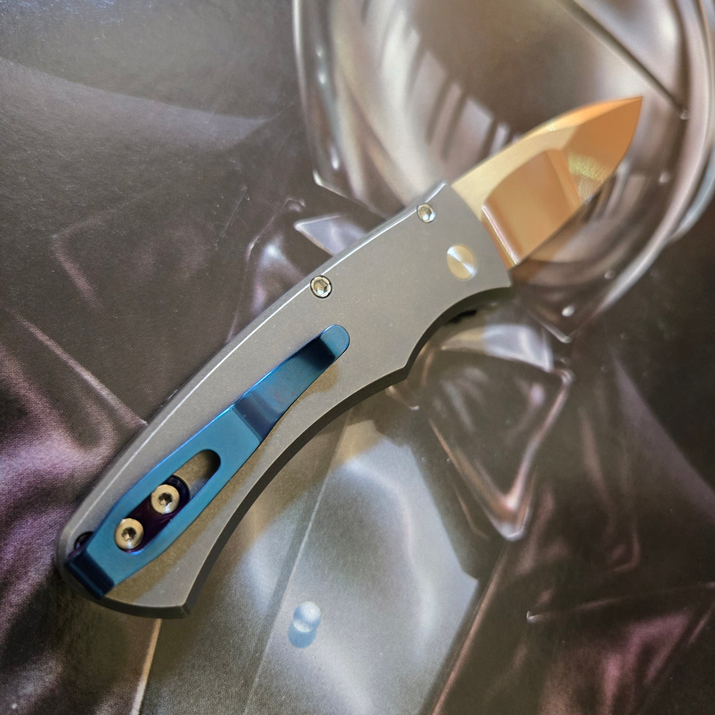 Protech 2025 Custom 002 Duke 2-Tone Stainless Steel Mike Irie Auto
