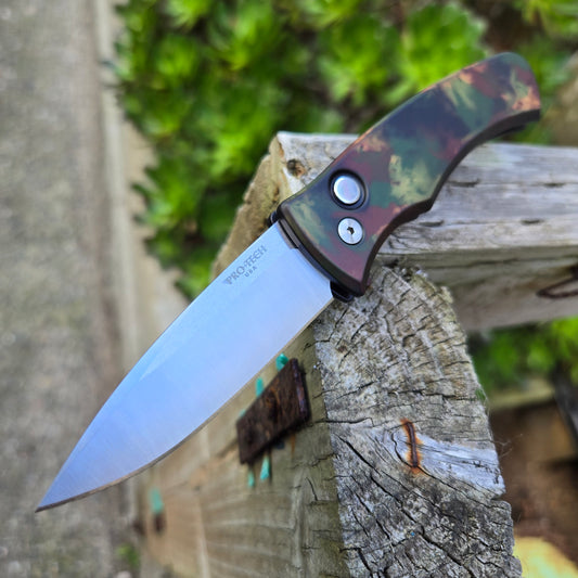 Protech CCKS Fall 2025 Duke 2 Woodland Camo Magnacut Auto *LIMITED EDITION*