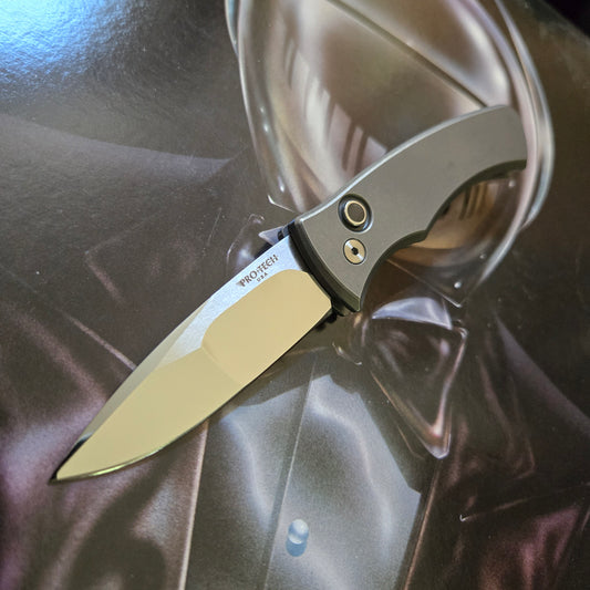 Protech 2025 Custom 002 Duke 2-Tone Stainless Steel Mike Irie Auto