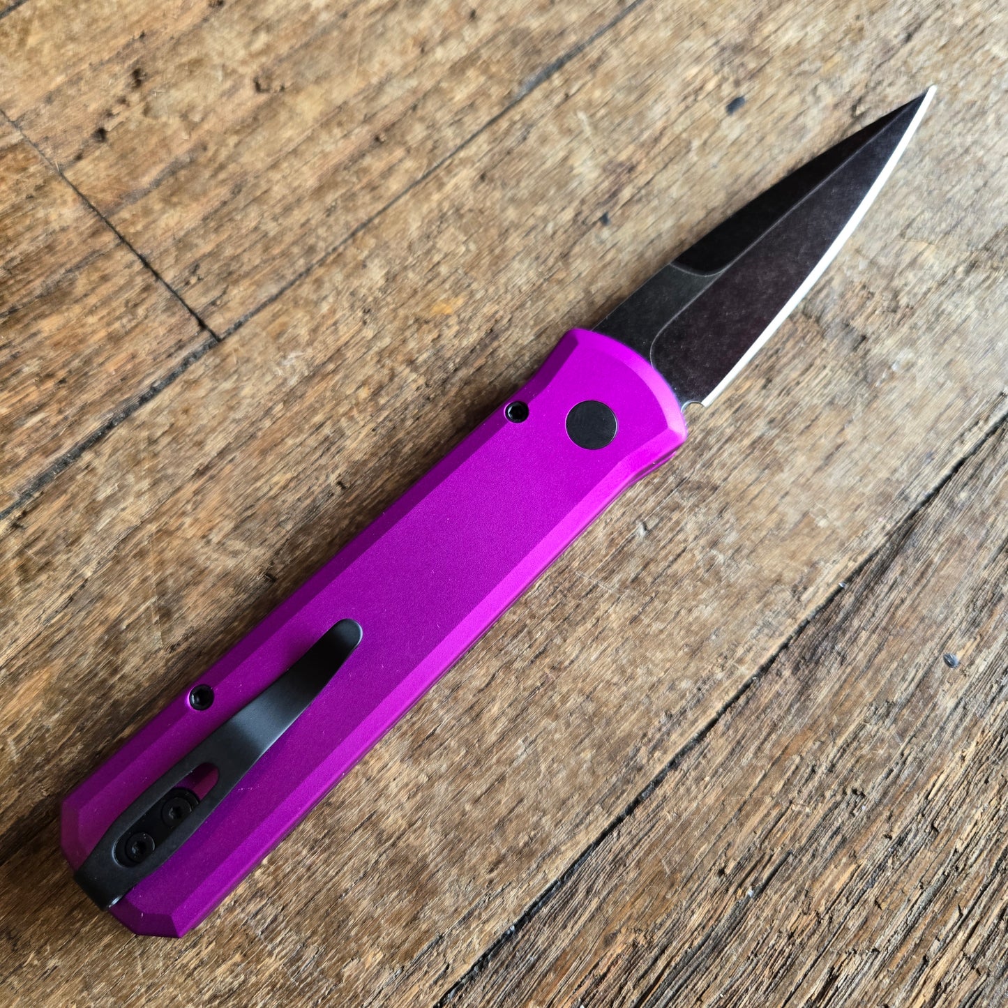 Protech 7211-Marble CF Purple DLCW Godson Purple w/ Marble CF Black DLC 20CV Auto