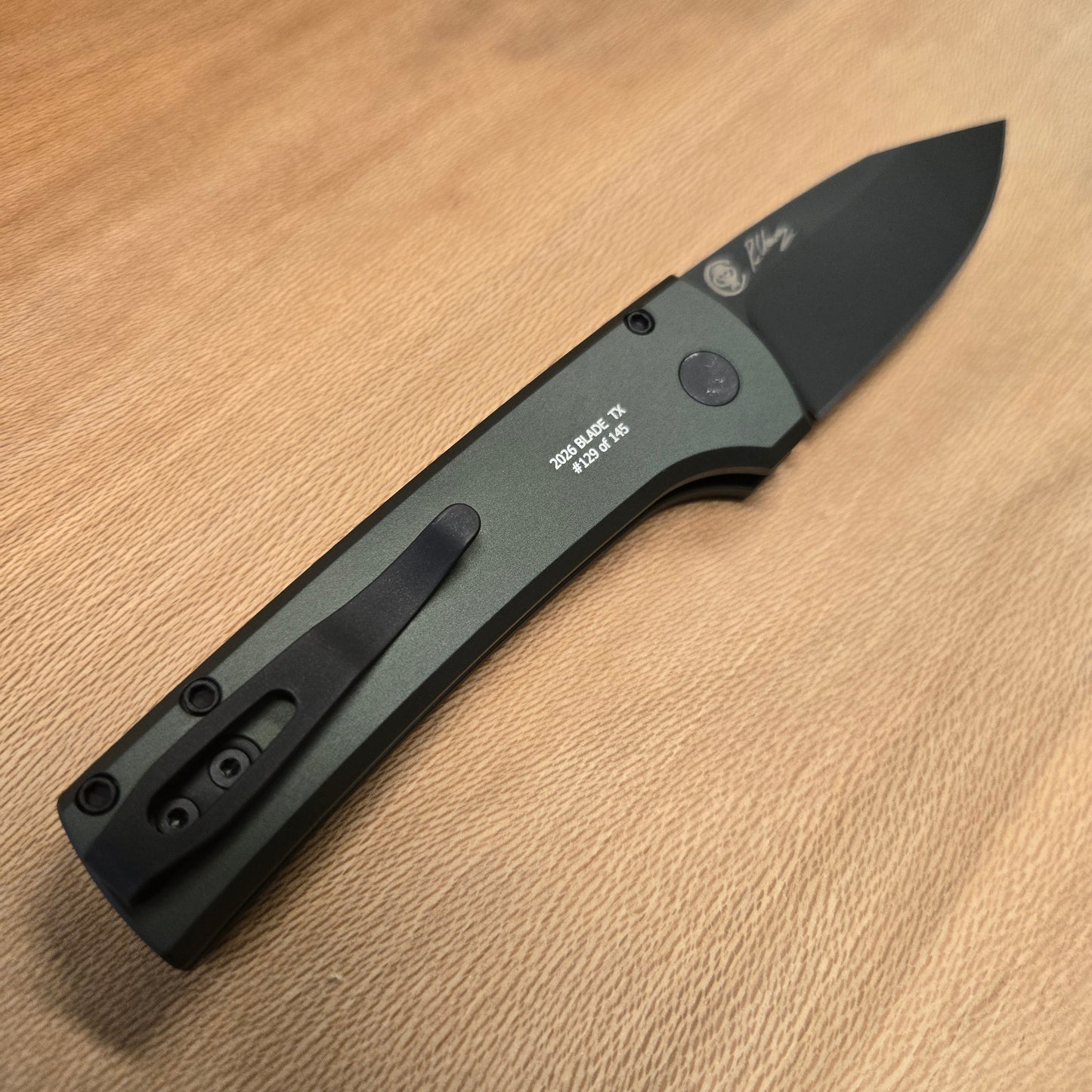 Protech x Chaves Scapegoat Green Black DLC MagnaMax Auto *Blade Show Texas 26 Exclusive*