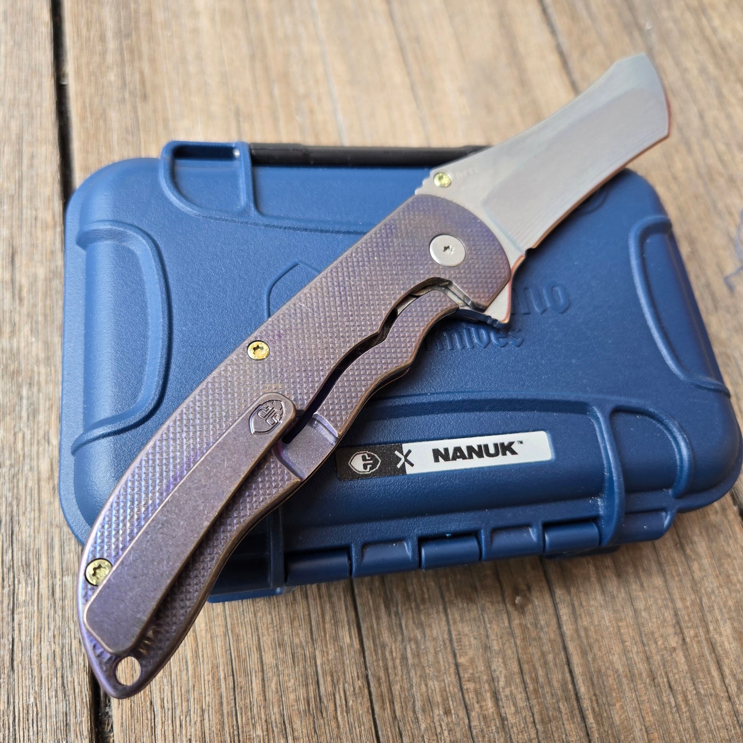 Grimsmo Knives Norseman #7099 CPM-154 Recurve Tanto Folder *PRE-OWNED*