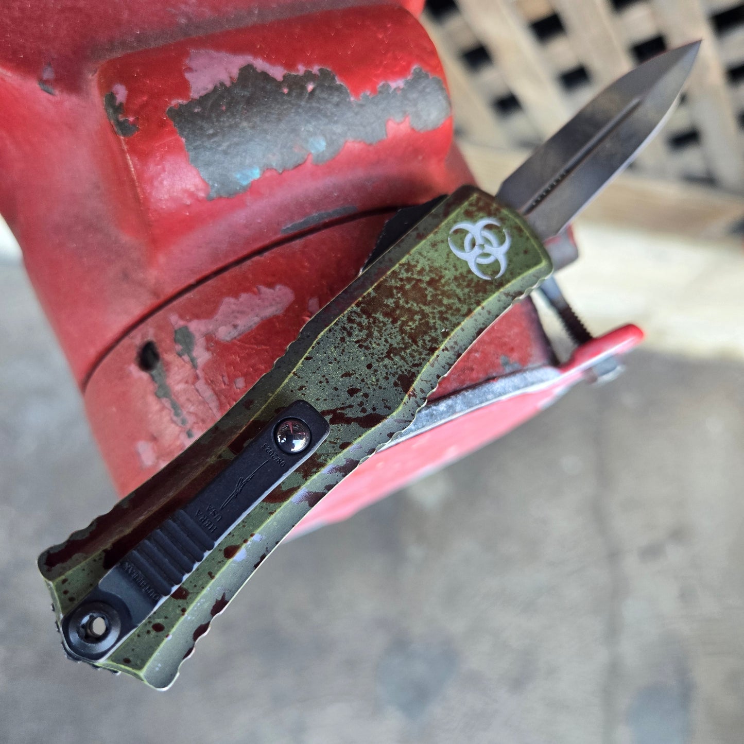 Microtech 1702M-1OBDS Mini Hera II D/E Standard Outbreak OTF Auto