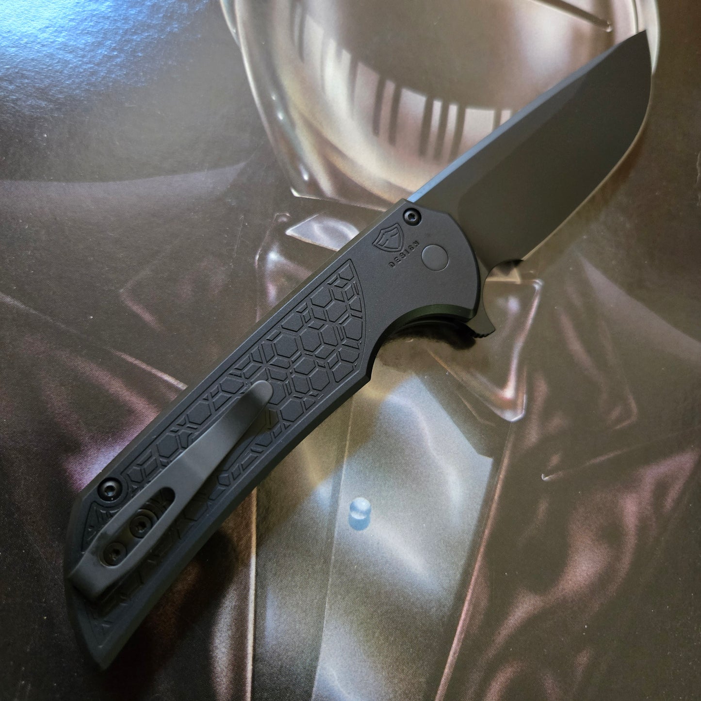 Protech MX106-OP Mordax Operator Gridlock Black Magnacut Folder