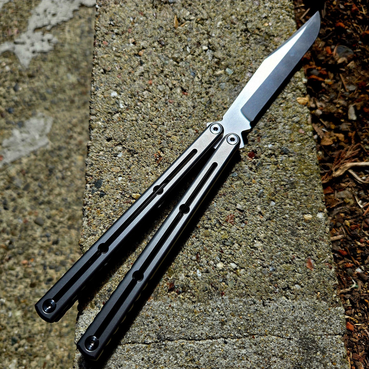 Squid Industries Krake Raken Zirblast Ti Bowie Balisong