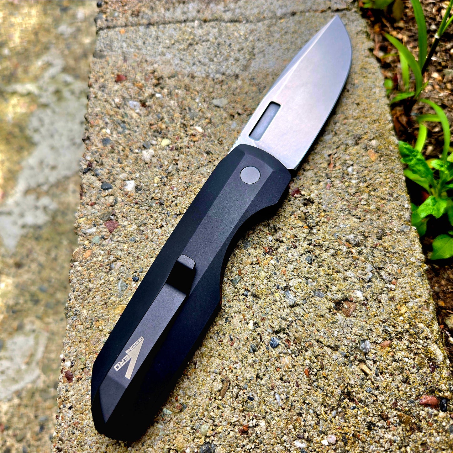 Protech VERO1211-BURLAP MIC LTD Vero Synapse Burlap Micarta Magnacut Auto