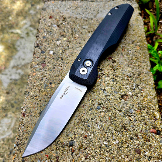 Protech VERO1211-BLK MIC LTD Vero Synapse Black Micarta Magnacut Auto