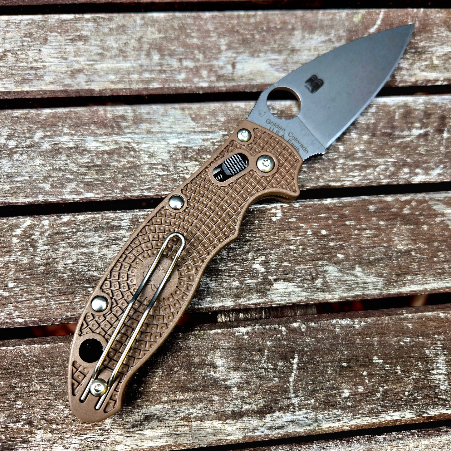 Spyderco C101PBN15V2 Manix® 2 Lightweight CPM 15V Folder -SPRINT RUN-